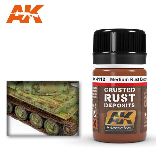 AK Interactive Weathering Products - Medium Rust Deposit - Gap Games