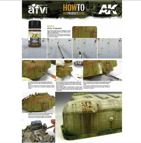 AK Interactive Weathering Products - Rust Streaks - Gap Games