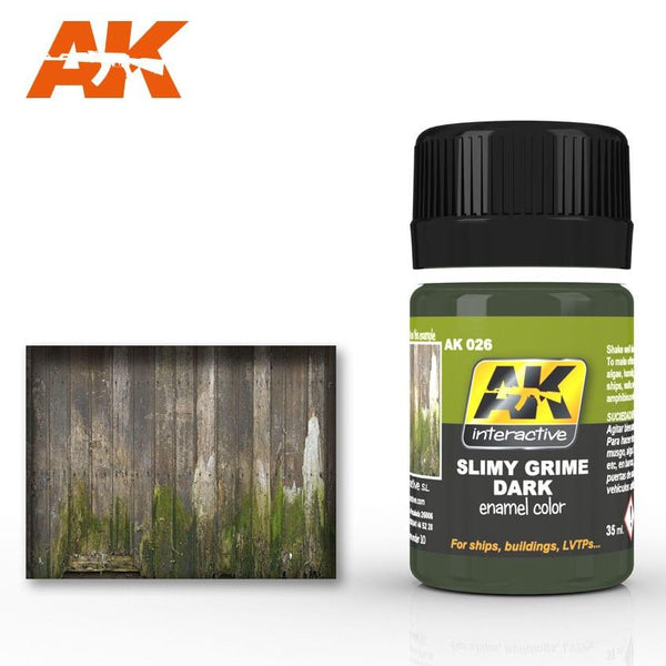 AK Interactive Weathering Products - Slimy Grime Dark - Gap Games