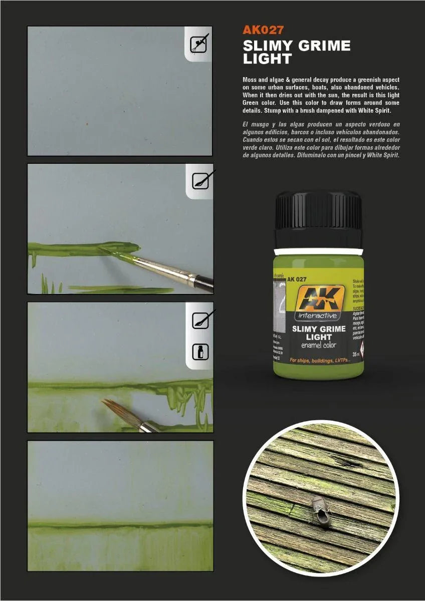 AK Interactive Weathering Products - Slimy Grime Light - Gap Games
