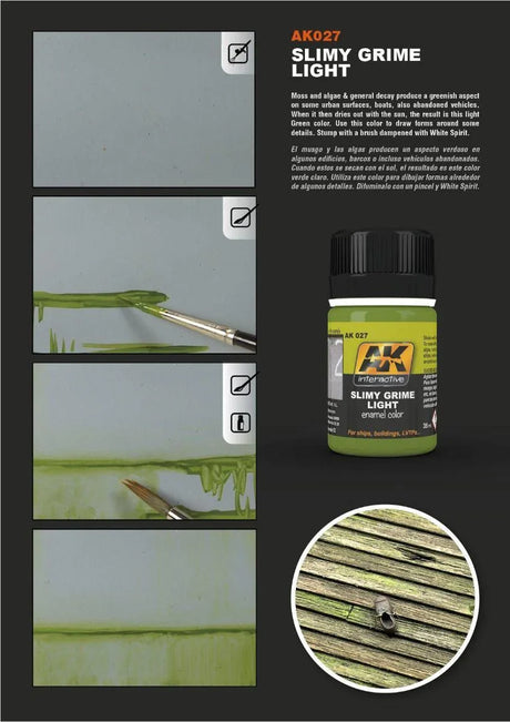 AK Interactive Weathering Products - Slimy Grime Light - Gap Games