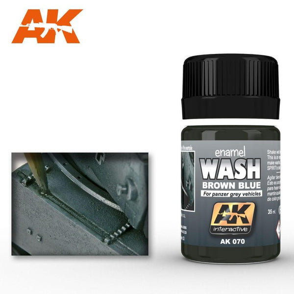 AK Interactive Weathering Products - Wash For Panzer Grey - Gap Games