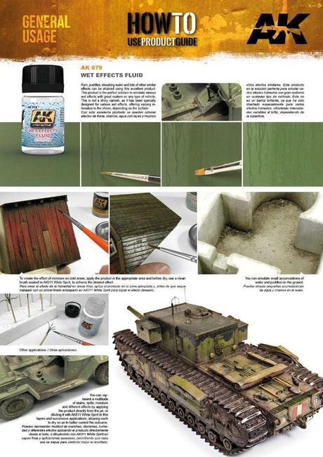 AK Interactive Weathering Products - Wet Effects Fluid - Gap Games