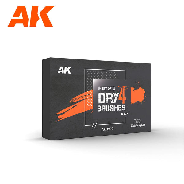 AK Interractive Auxiliaries - Dry Brushes Set - Gap Games