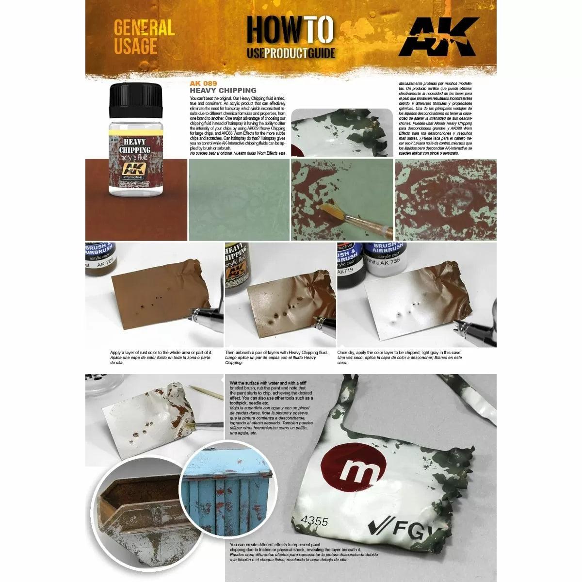 AK Interactive - Weathering Products - Heavy Effects Acrylic Fluid 35ml