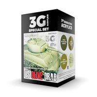 AK Interactive - 3 Gen Acrylics - Modulation Us Olive Drab 17ml