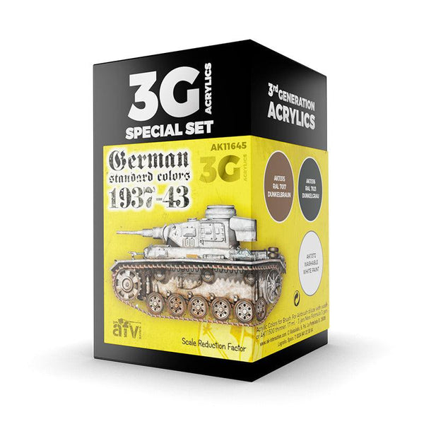Ak Interactive - 3 Gen Acrylics - German Standard 37-44 Combo