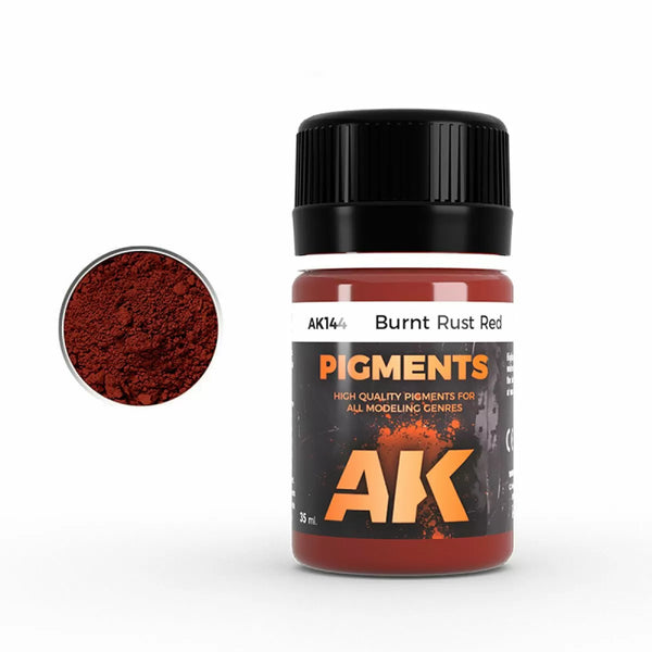AK Interactive - Pigments - Brunt Rust Red 35ml