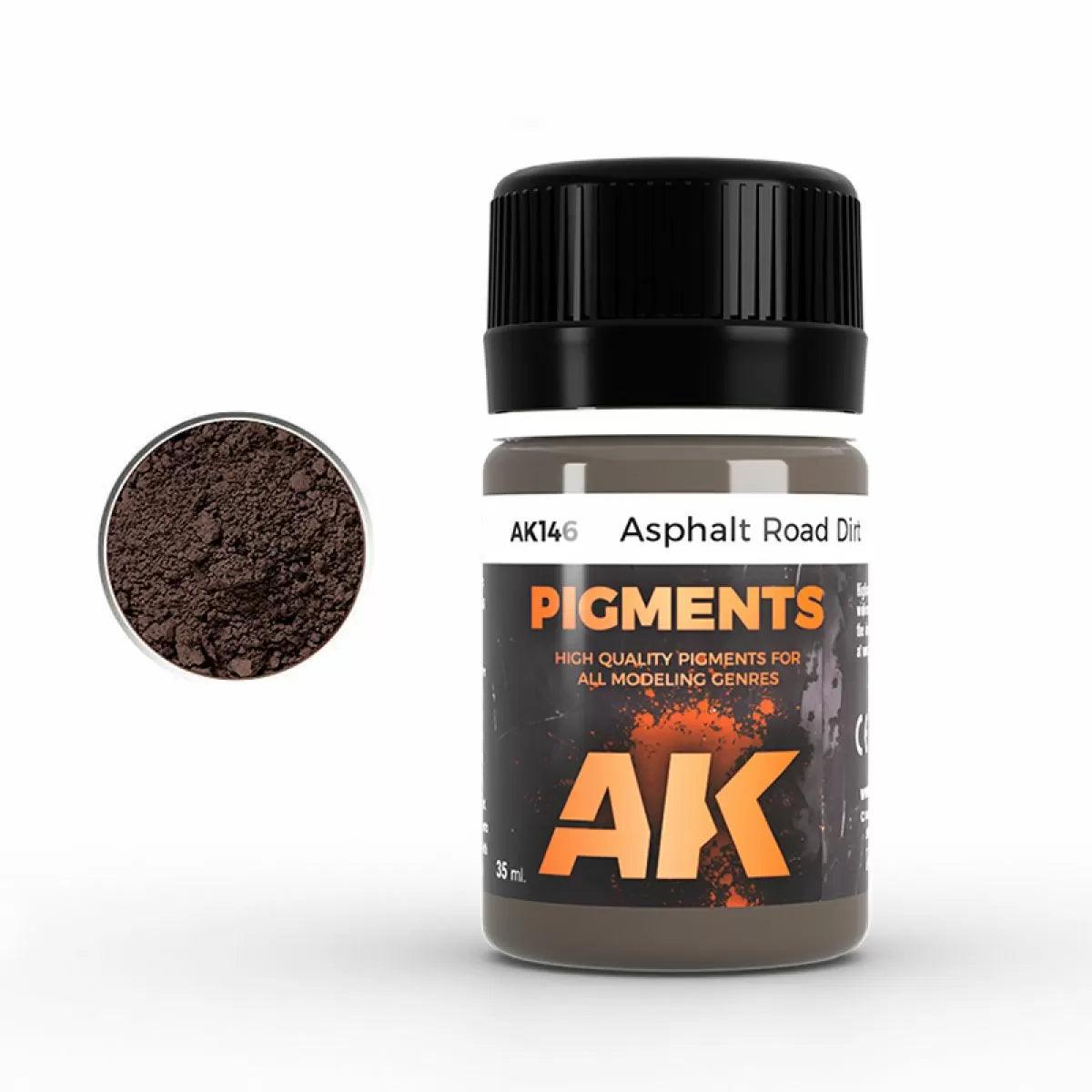 AK Interactive - Pigments - Asphalt Road Dirt 35ml