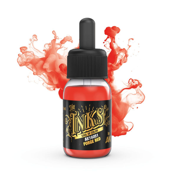 AK Interactive - The Inks - Forge Red 30ml