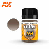 AK Interactive - Weathering Products - Filter for Brown Wood 35ml