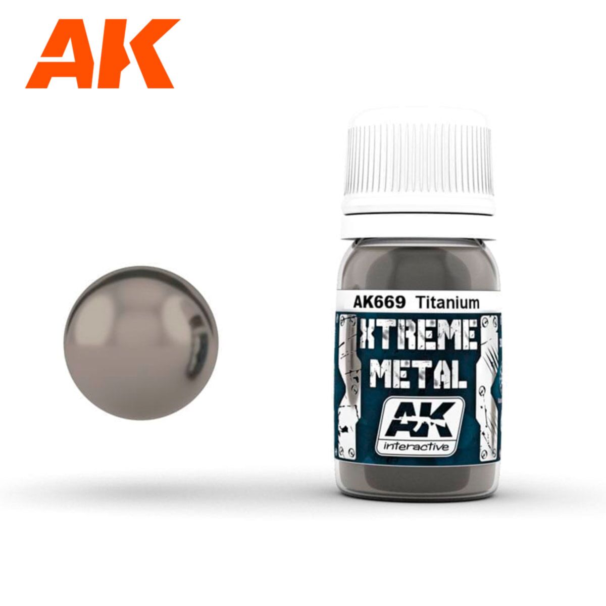 AK Interactive - Metallics - Xtreme Metal Titanium  35ml
