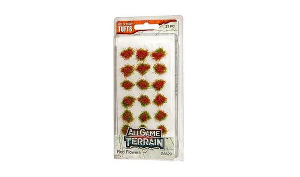 All Game Terrain, Red Flower Tufts - Gap Games