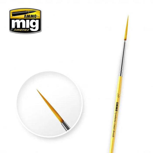 AMMO by Mig 3/0 Synthetic Liner Brush - Gap Games