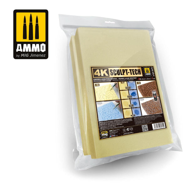 Ammo by MIG 4K Sculp-Tech - 2 x 20x30x1 - Gap Games