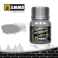 Ammo by MIG A.MIG-0602 Drybrush Medium Grey - Gap Games