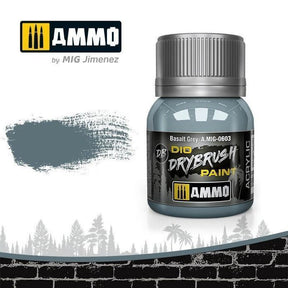 Ammo by MIG A.MIG-0603 Drybrush Basalt Grey - Gap Games