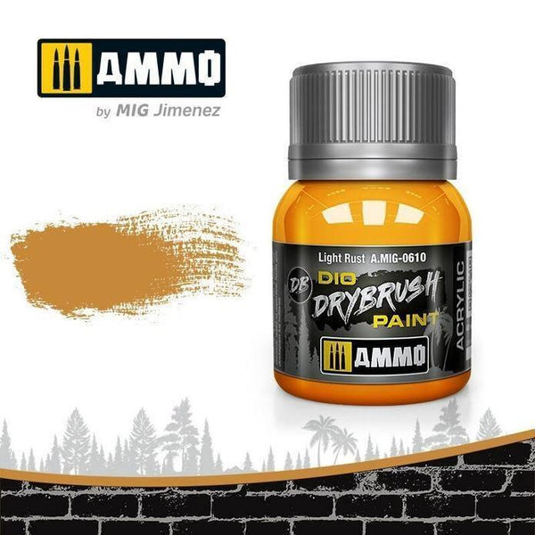 Ammo by MIG A.MIG-0610 Drybrush Light Rust - Gap Games