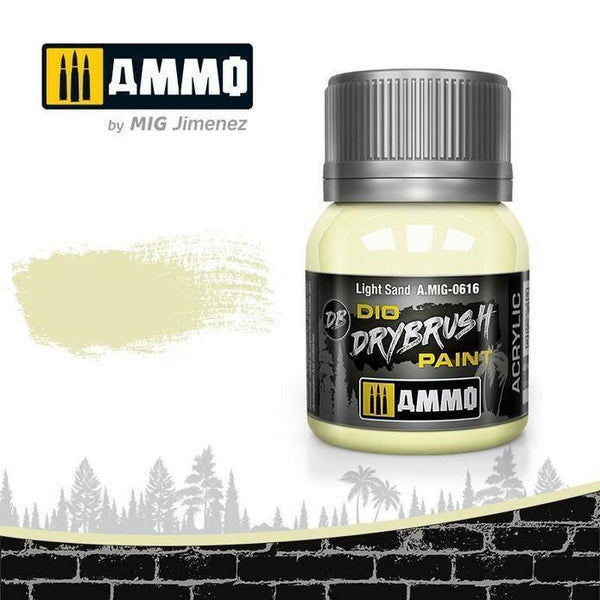 Ammo by MIG A.MIG-0616 Drybrush Light Sand - Gap Games