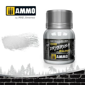Ammo by MIG A.MIG-0621 Drybrush Light Metal - Gap Games