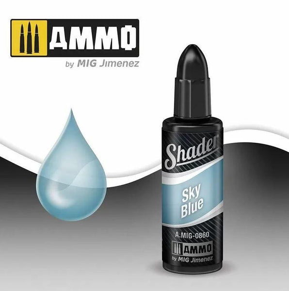 Ammo by MIG A.MIG-0860 Shader Sky Blue 10ml - Gap Games