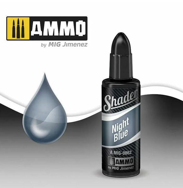 Ammo by MIG A.MIG-0862 Shader Night Blue 10ml - Gap Games