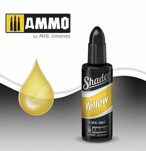 Ammo by MIG A.MIG-0867 Shader Yellow 10ml - Gap Games