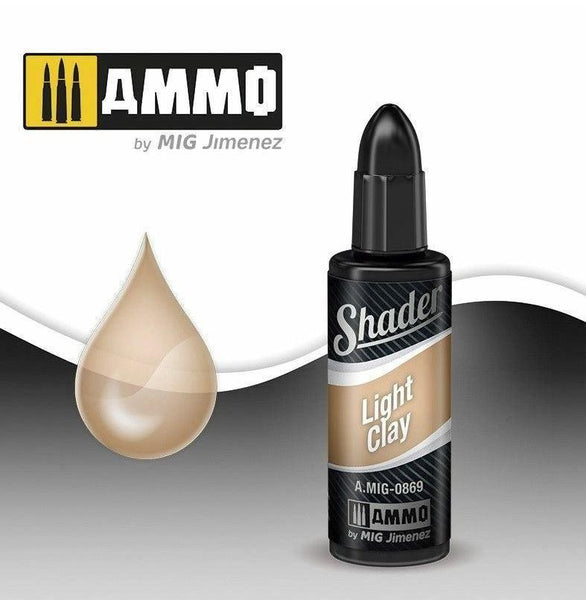 Ammo by MIG A.MIG-0869 Shader Light Clay 10ml - Gap Games