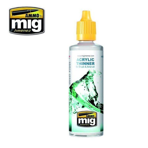 Ammo by MIG Accessories Acrylic Thinner 60mL - Gap Games