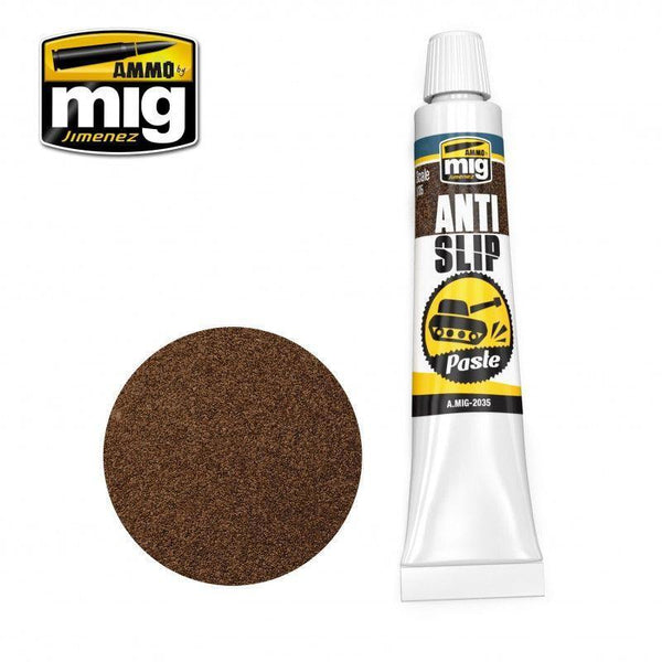 Ammo by MIG Accessories Anti-Slip Paste - Brown Color (for 1/35) - Gap Games