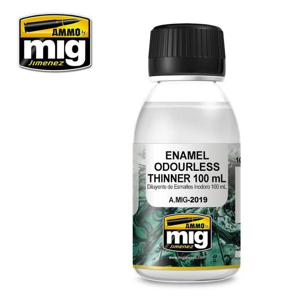 Ammo by MIG Accessories Enamel Odourless Thinner 100mL - Gap Games