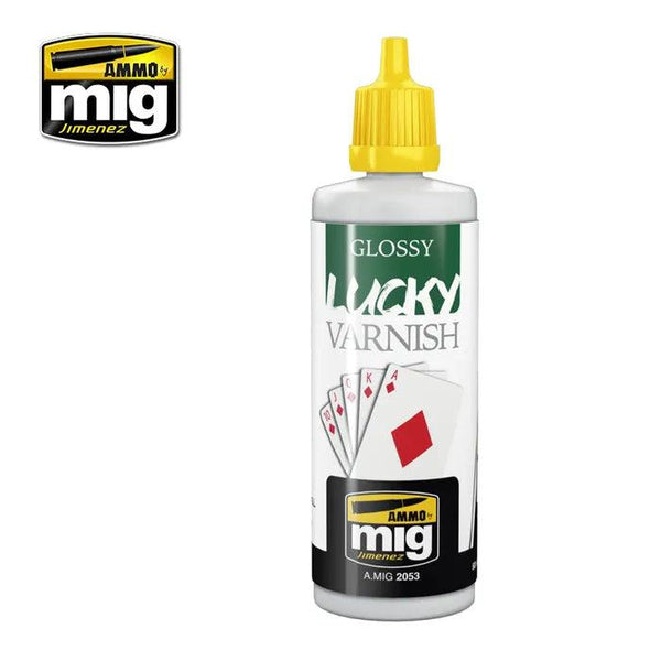 Ammo by MIG Accessories Glossy Lucky Varnish 60ml - Gap Games