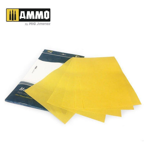Ammo by MIG Accessories Masking Sheets (x5 sheets, 280mm x 195mm, adhesive) - Gap Games
