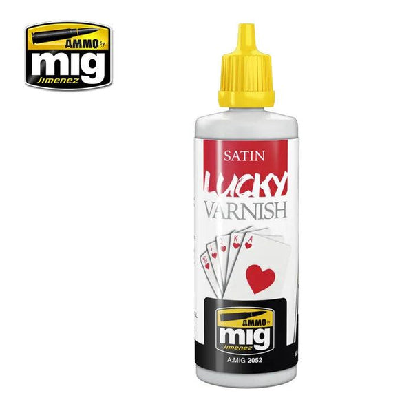 Ammo by MIG Accessories Satin Lucky Varnish 60ml - Gap Games