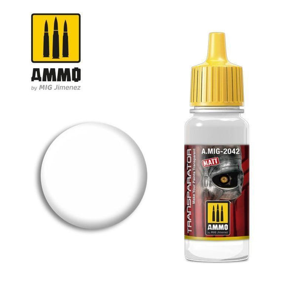 Ammo by MIG Accessories Transparator Matte 17ml - Gap Games