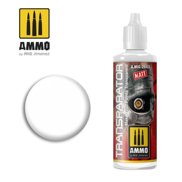 Ammo by MIG Accessories Transparator Matte 60mL - Gap Games