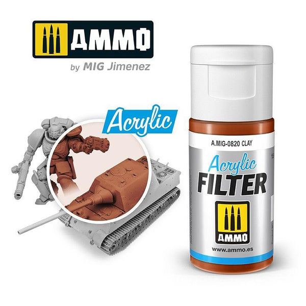 Ammo by MIG Acrylic Filter Clay - Gap Games