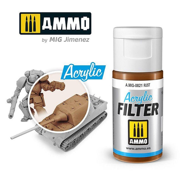 Ammo by MIG Acrylic Filter Rust - Gap Games