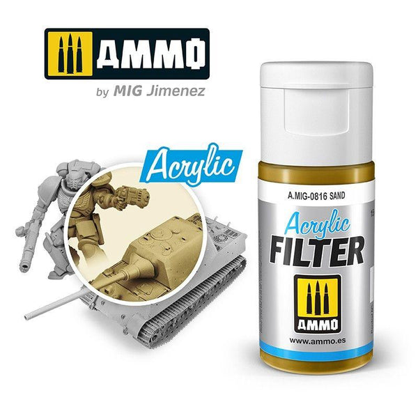 Ammo by MIG Acrylic Filter Sand - Gap Games