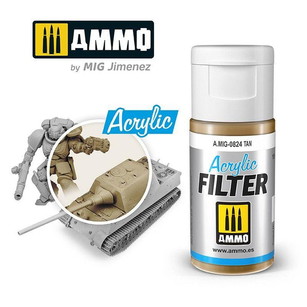 Ammo by MIG Acrylic Filter Tan - Gap Games