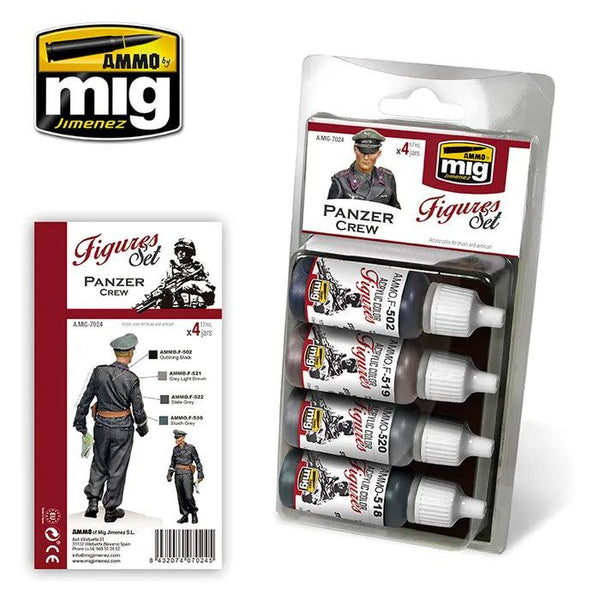 Ammo by MIG Ammo Paint, Panzer Crew Set - Gap Games