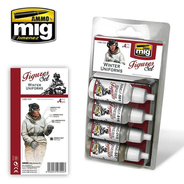 Ammo by MIG Ammo Paint, Winter Uniforms Set - Gap Games
