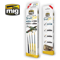 Ammo by MIG Brushes Chipping and Detailing Brush Set - Gap Games