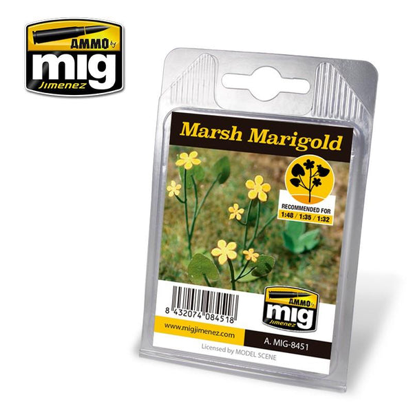 Ammo by MIG Dioramas - Laser Cut Plants - Marsh Marigold - Gap Games