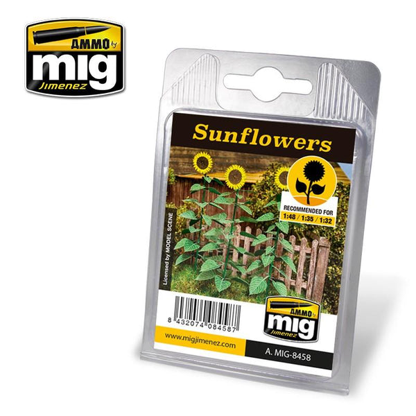 Ammo by MIG Dioramas - Laser Cut Plants - Sunflowers - Gap Games