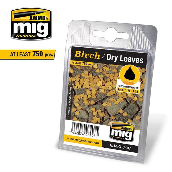 Ammo by MIG Dioramas - Leaves - Birch - Dry Leaves - Gap Games