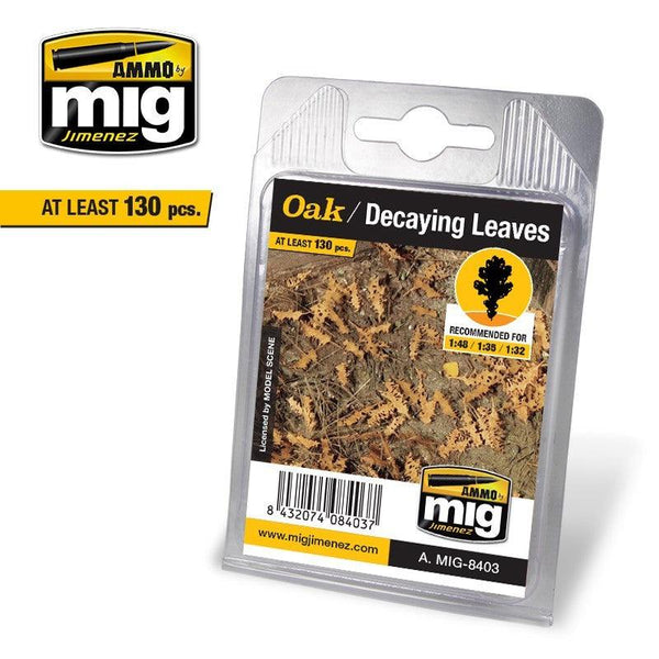 Ammo by MIG Dioramas - Leaves - Oak - Decaying Leaves - Gap Games