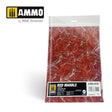 Ammo by MIG - Dioramas - Marble - Red Marble - Round Die Cut Marble Bases 2pc - Gap Games