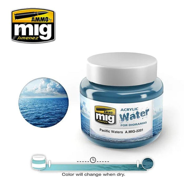 Ammo by MIG Dioramas Pacific Waters 250ml - Gap Games