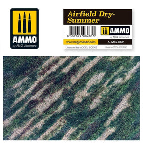 Ammo by MIG Dioramas - Scenic Mats - Airfield Dry-Summer - Gap Games